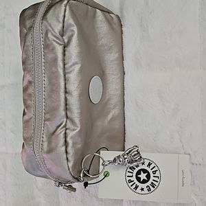 Kipling "Gleam" Pouch in Metallic Glow